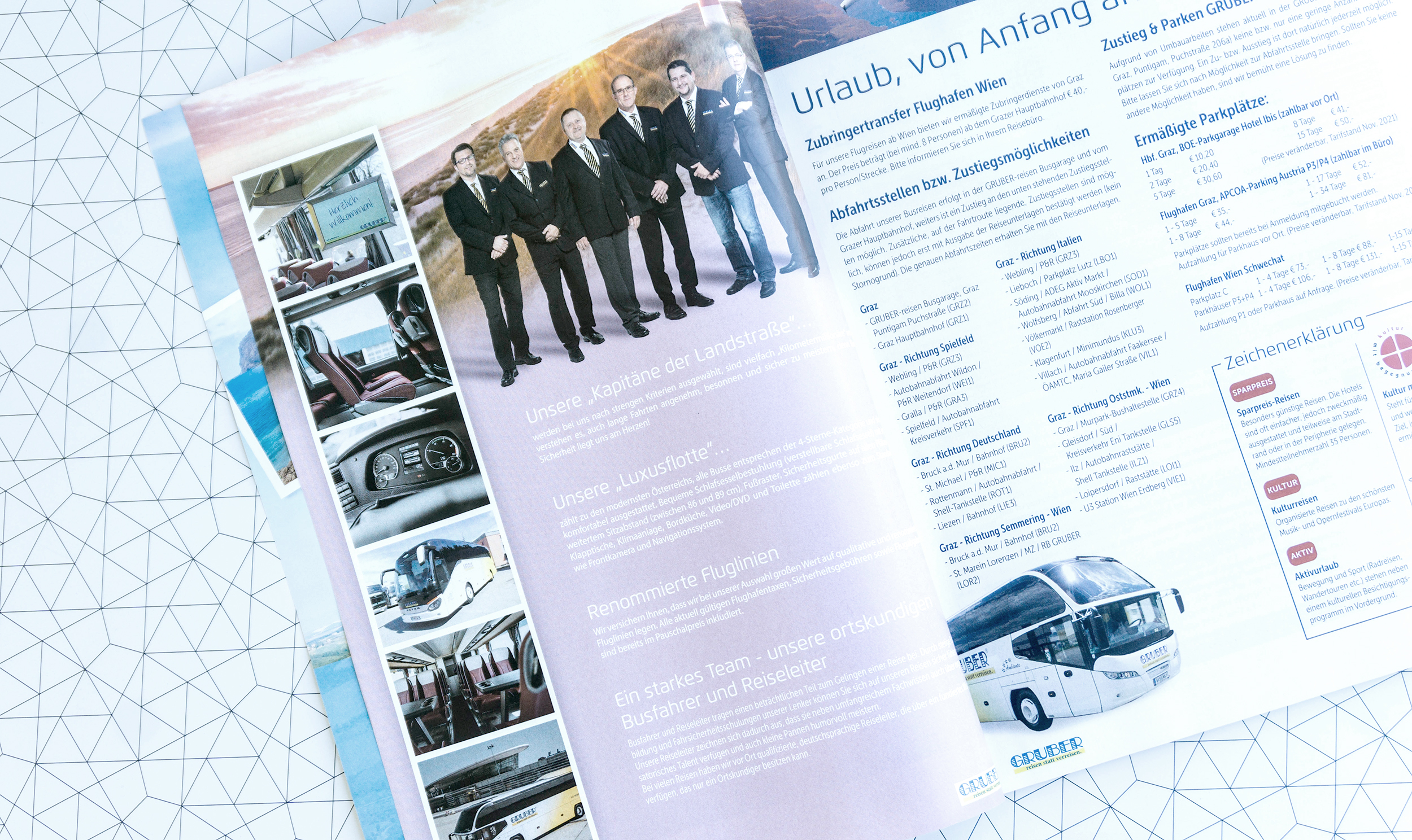 Busfahrer bei GRUBERreisen Länder und Städte