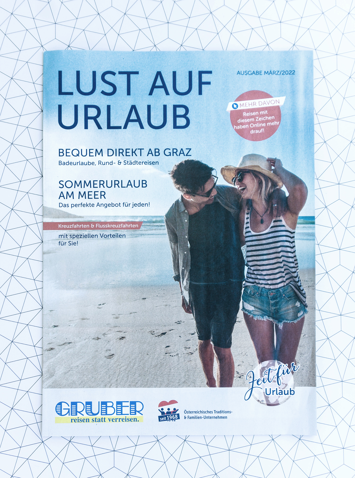 Cover der Beilage 'Lust auf neue Ziele' von GRUBERreisen