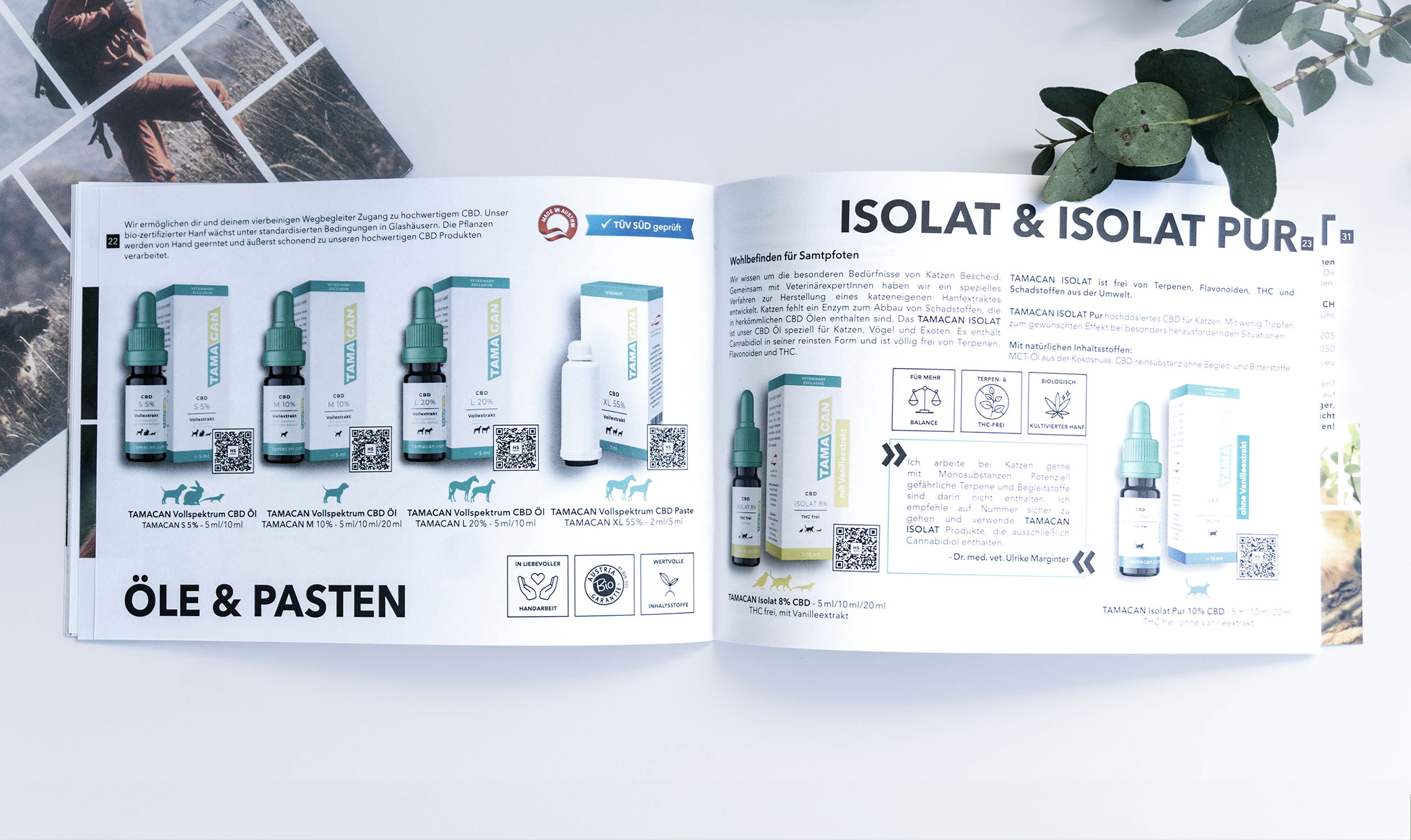 Produktseite für Öle und Pasten von Herosan