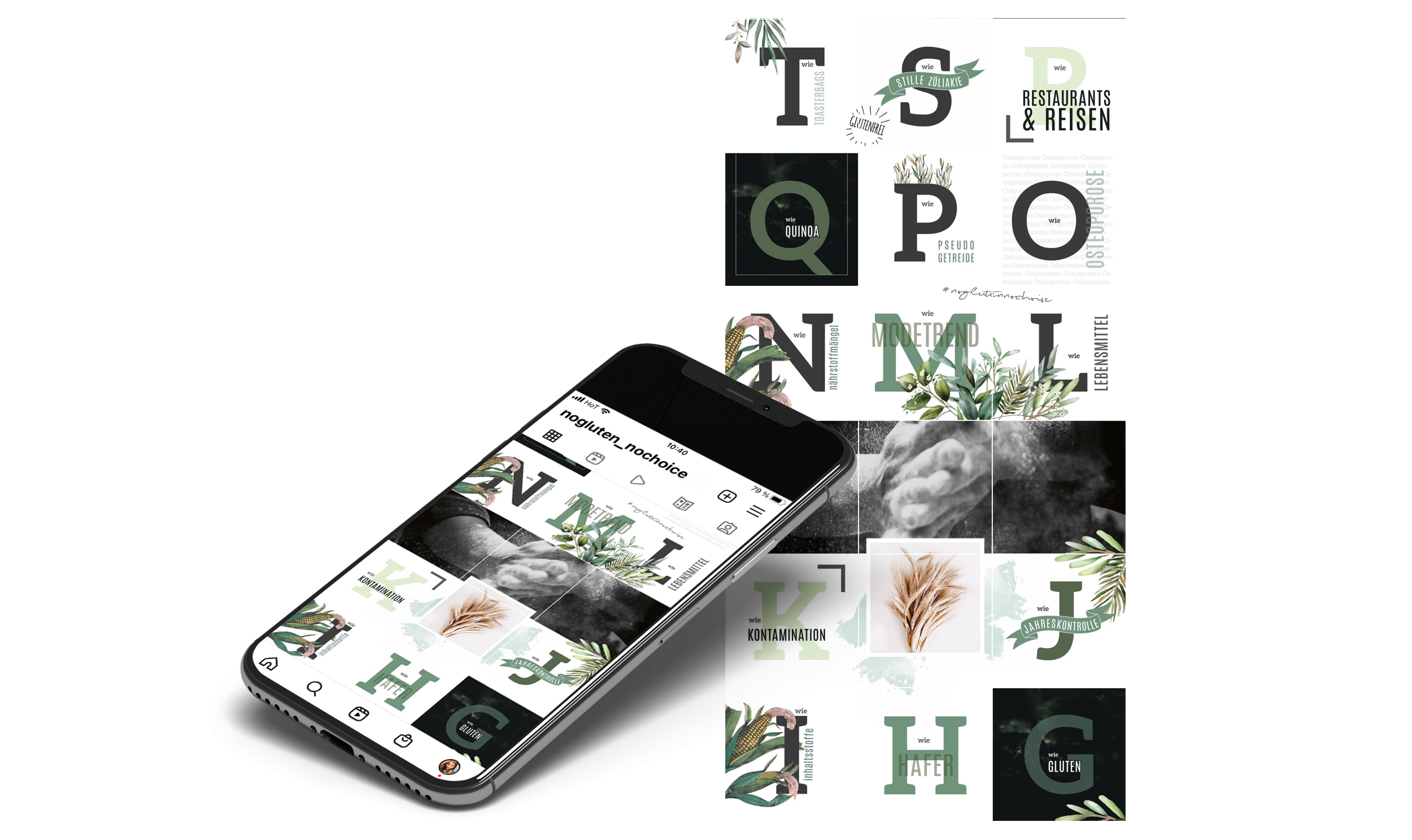 Bild eines liegenden Smartphones