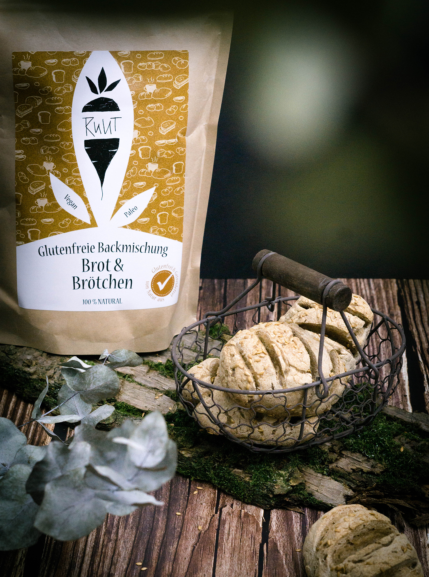 Glutenfreie Brötchen aus Maniok mit der Backmischung von Ruut